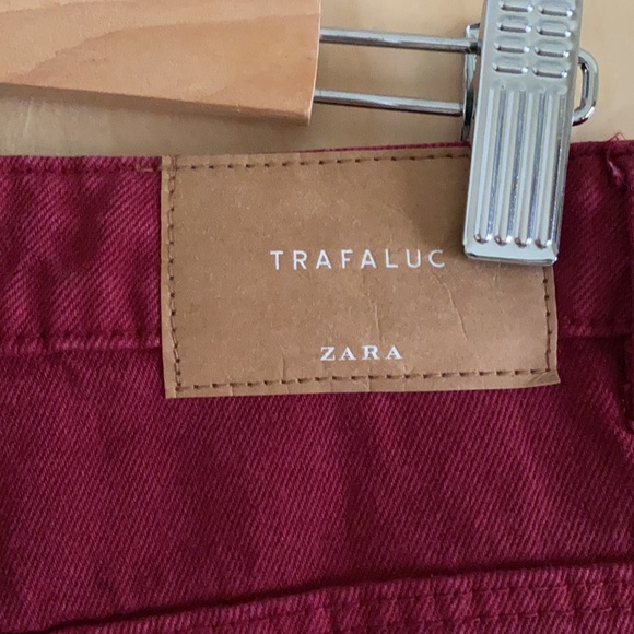 Zara Trafaluc mom jeans in wine color - Picture 7 of 10